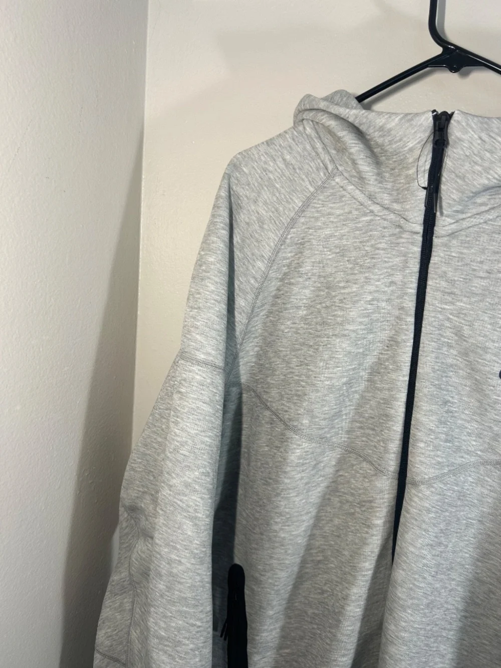 Nike Sportswear Tech Fleece Full-Zip Hoodie Heather Grey FB7921-063 Size 2XL NEW